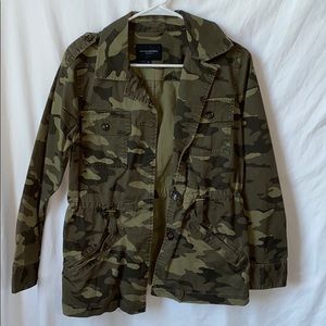 Banana Republic camo coat size: XS
